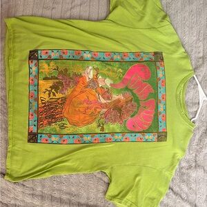 Urban Outfitters Green Graphic Tee